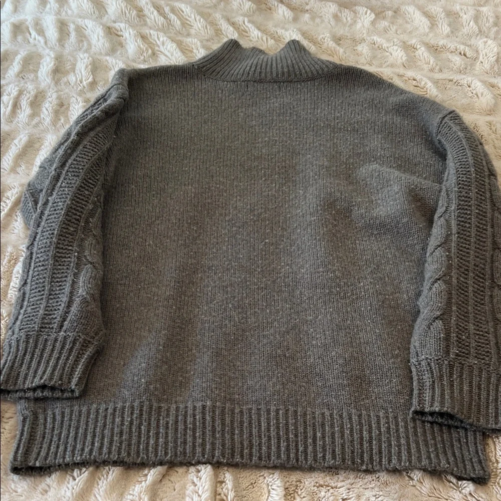 NAADAM Gray Ribbed Knit Sweater - Picture 3 of 5